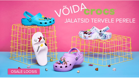 VÕIDA Crocs™ jalatsid ⭐ TERVELE PERELE ⭐