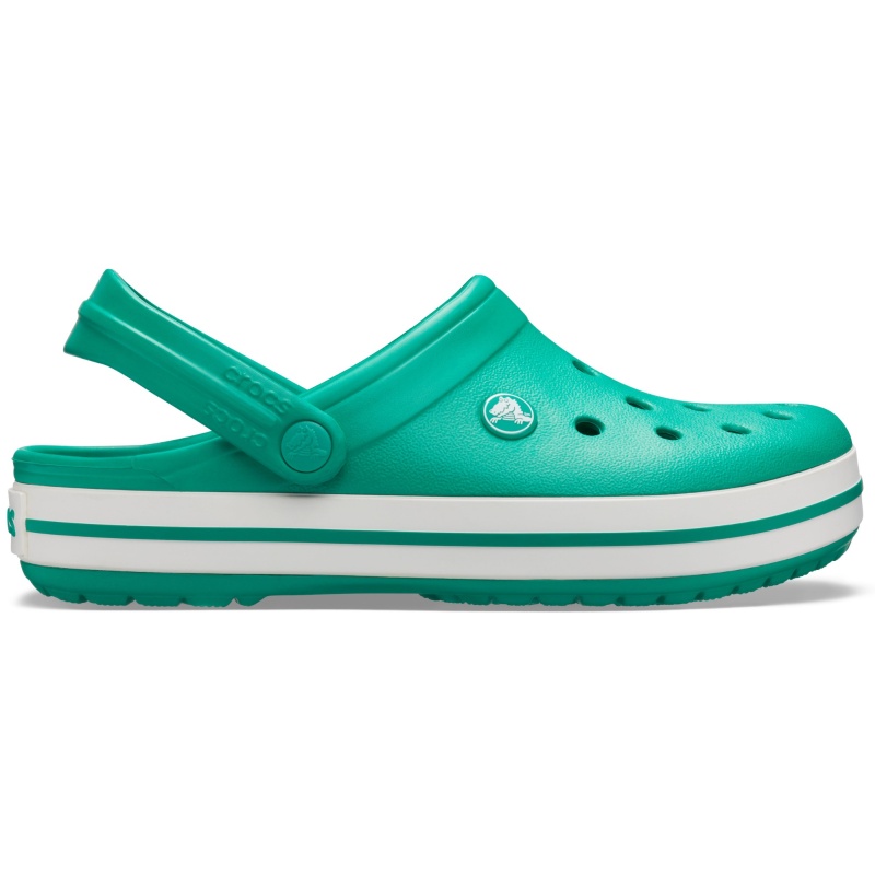 Crocband Clog Deep Green / White