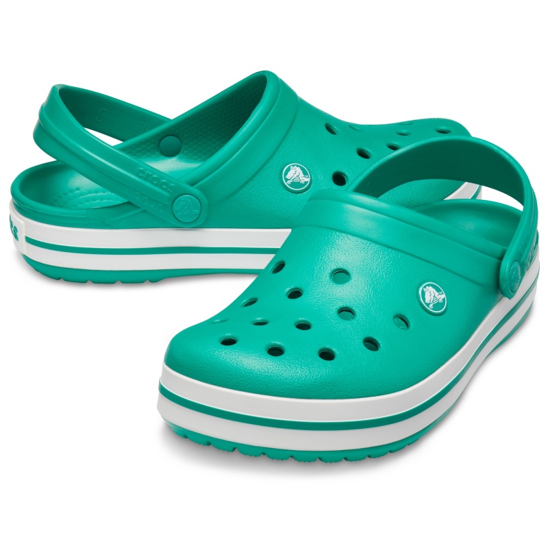 Crocband Clog Deep Green / White