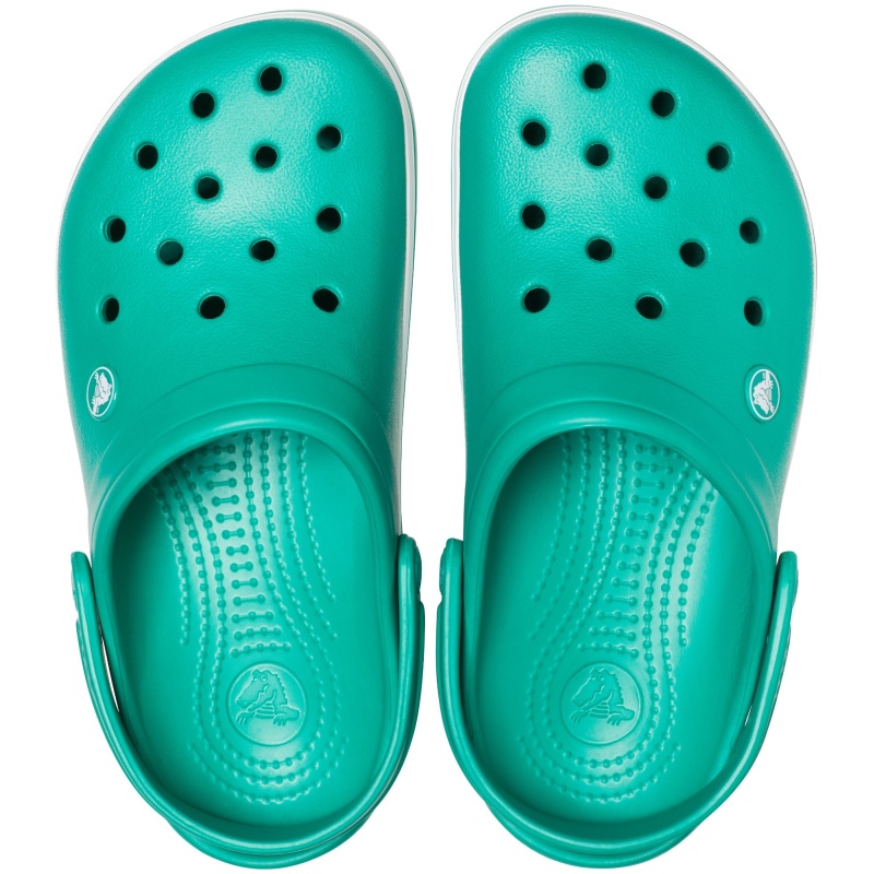 Crocband Clog Deep Green / White