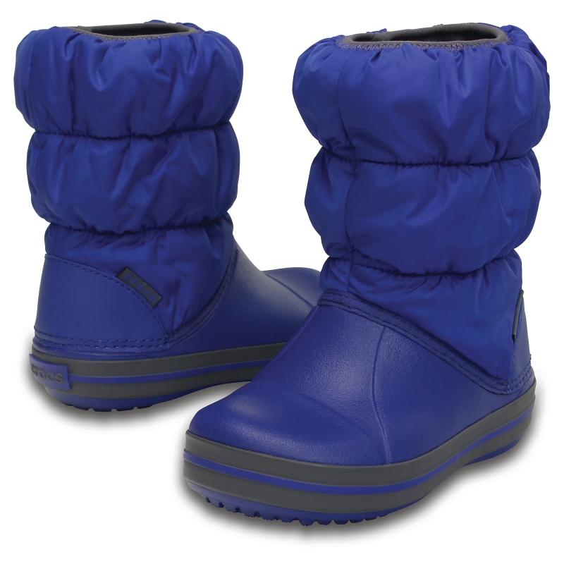 Winter Puff Boot K Cerulean Blue/Light Grey
