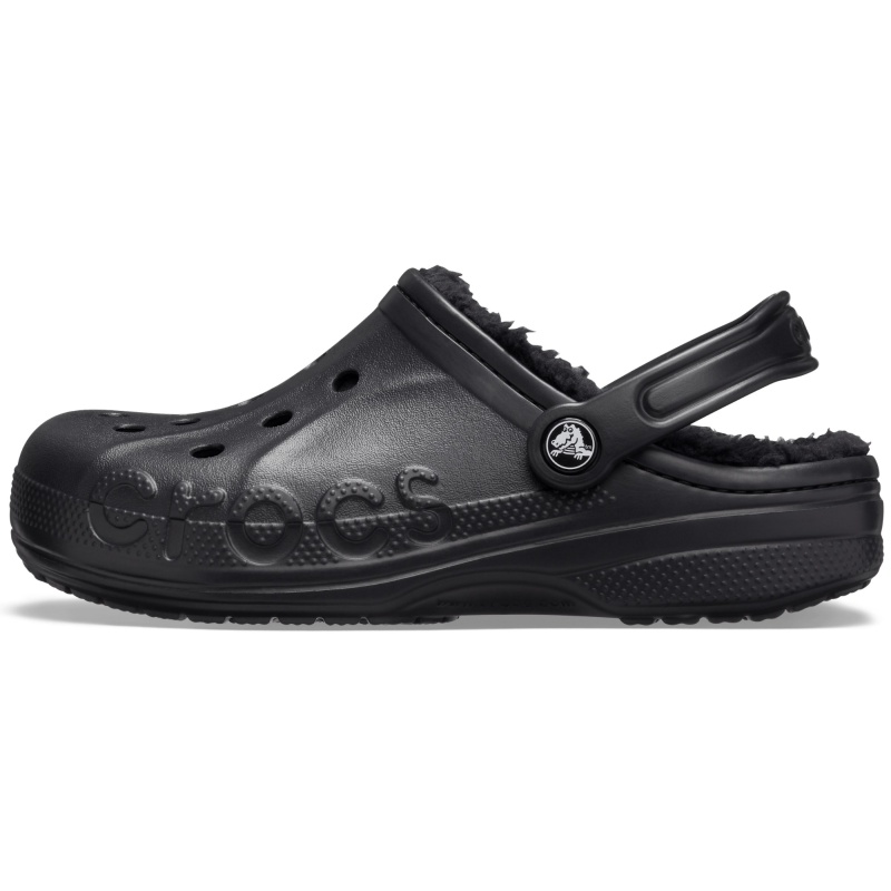 Baya Lined Clog Black/Black