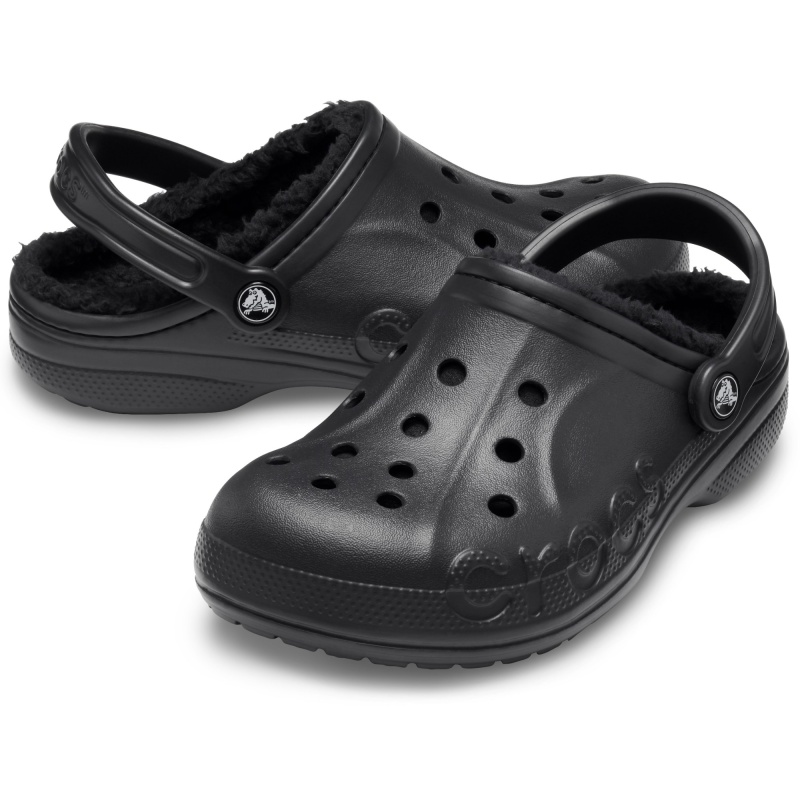 Baya Lined Clog Black/Black