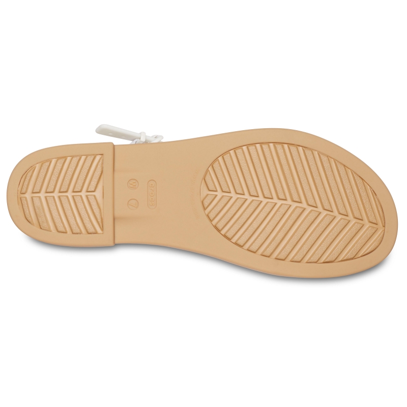 Crocs Tulum Sandal W Oyster/Tan