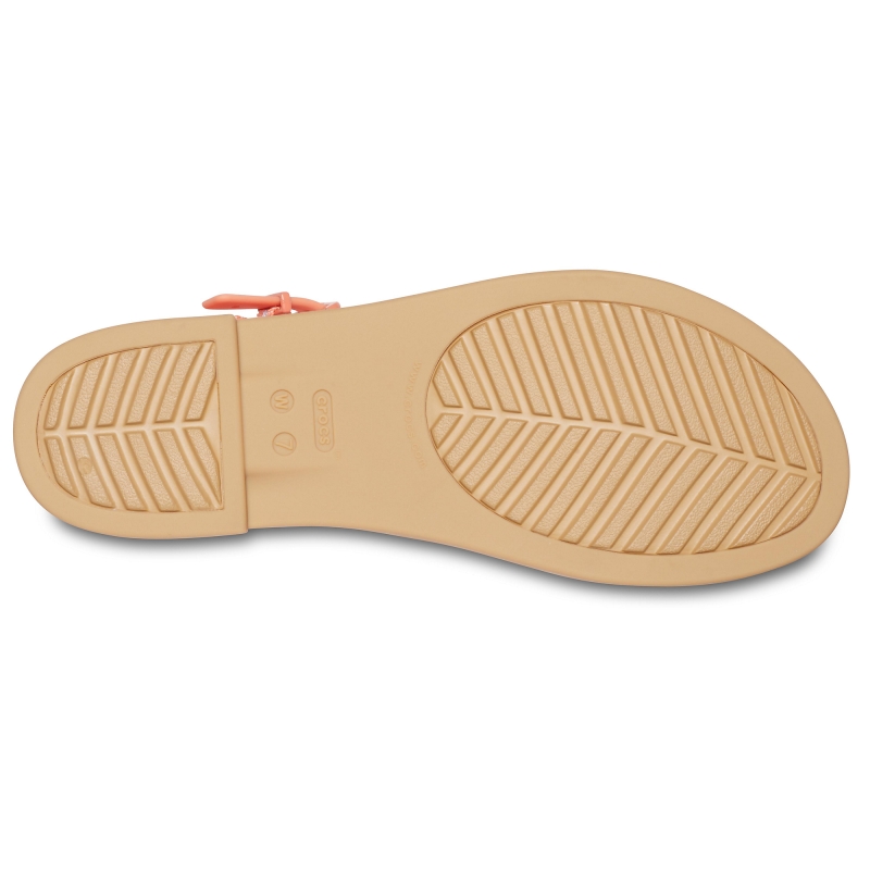 Crocs Tulum Sandal W Grapefruit/Tan