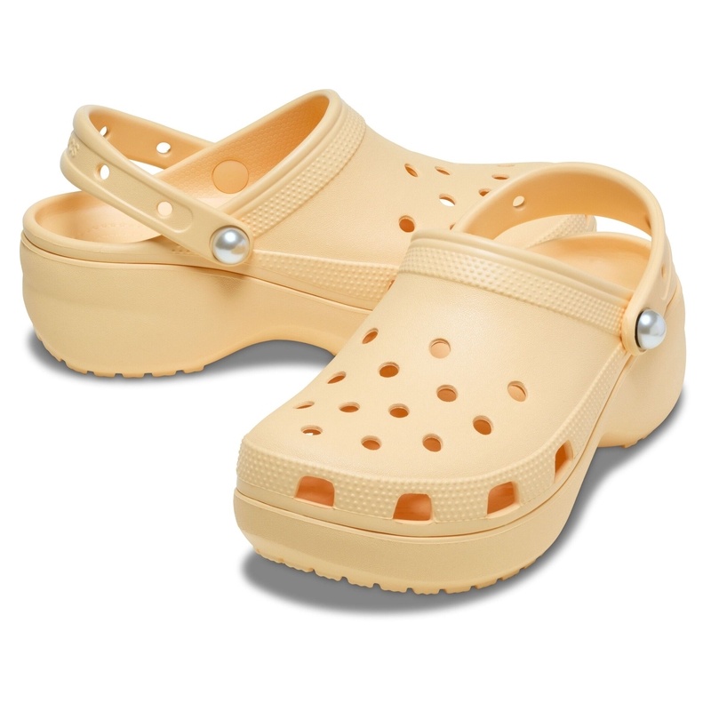 Crocs™ Classic Platform Pearl Clog Golden Hour Crocs™ Classic Platform Pearl Clog Golden Hour