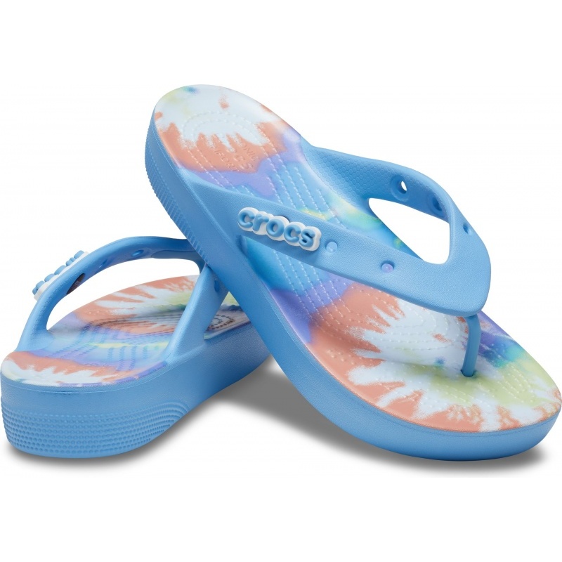 Crocs™ Classic Platform Tie Dye Oxygen/Multi Nordicoutdoor, Crocs