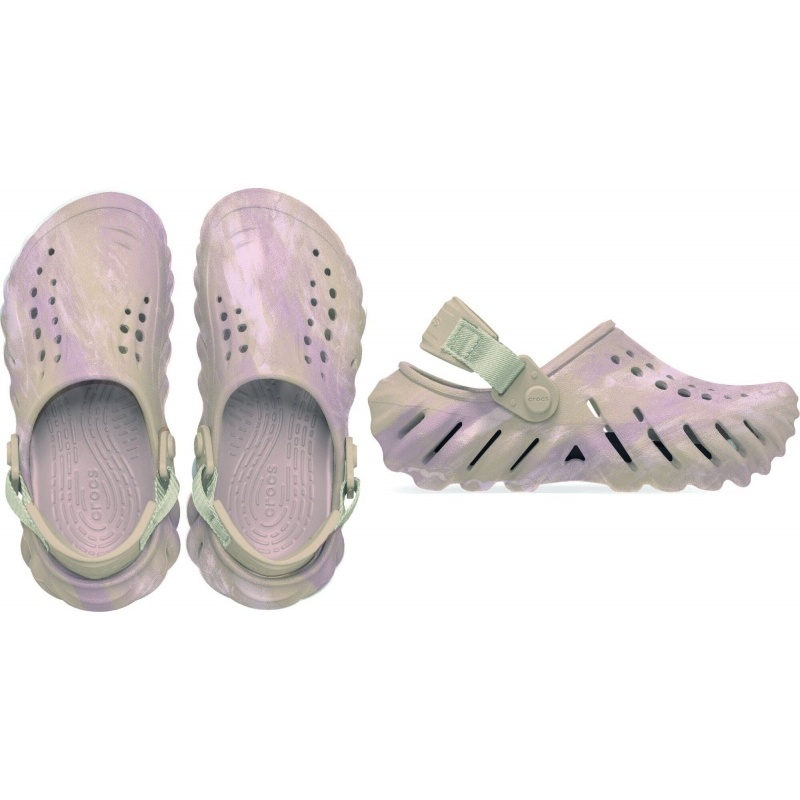Crocs™ Echo Marbled Clog K Quartz/Multi