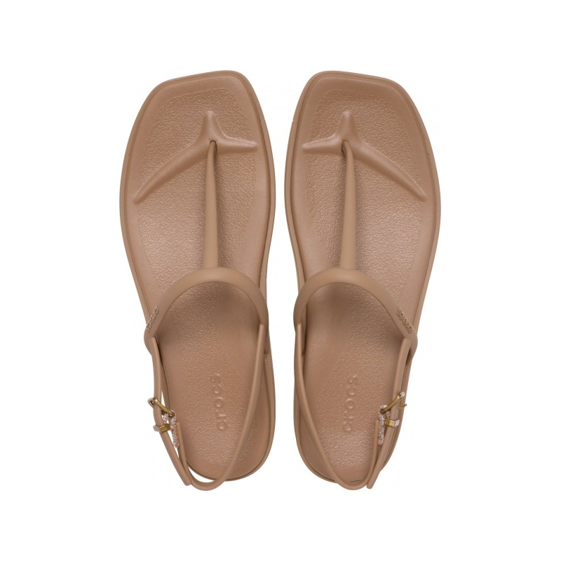 Crocs™ Miami Thong Sandal Milk Chocolate