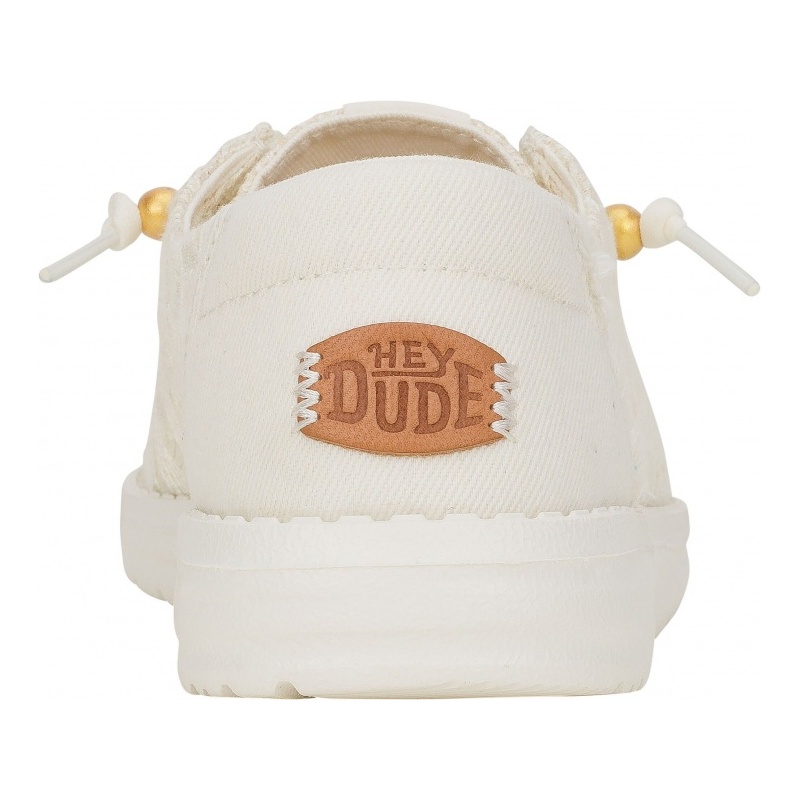 Hey Dude Wendy Crochet Lace White/Gold