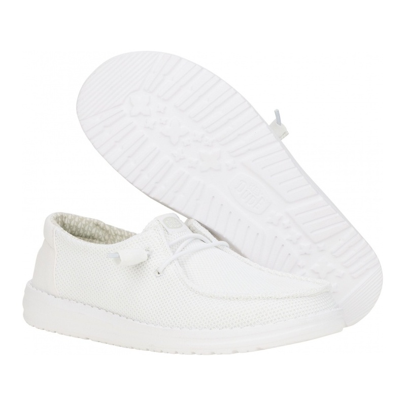 Hey Dude Wendy Stretch Sox White