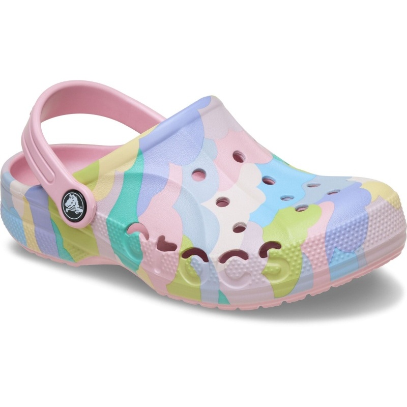 Crocs™ Baya Tie Dye Graphic Clog T Petal Pink
