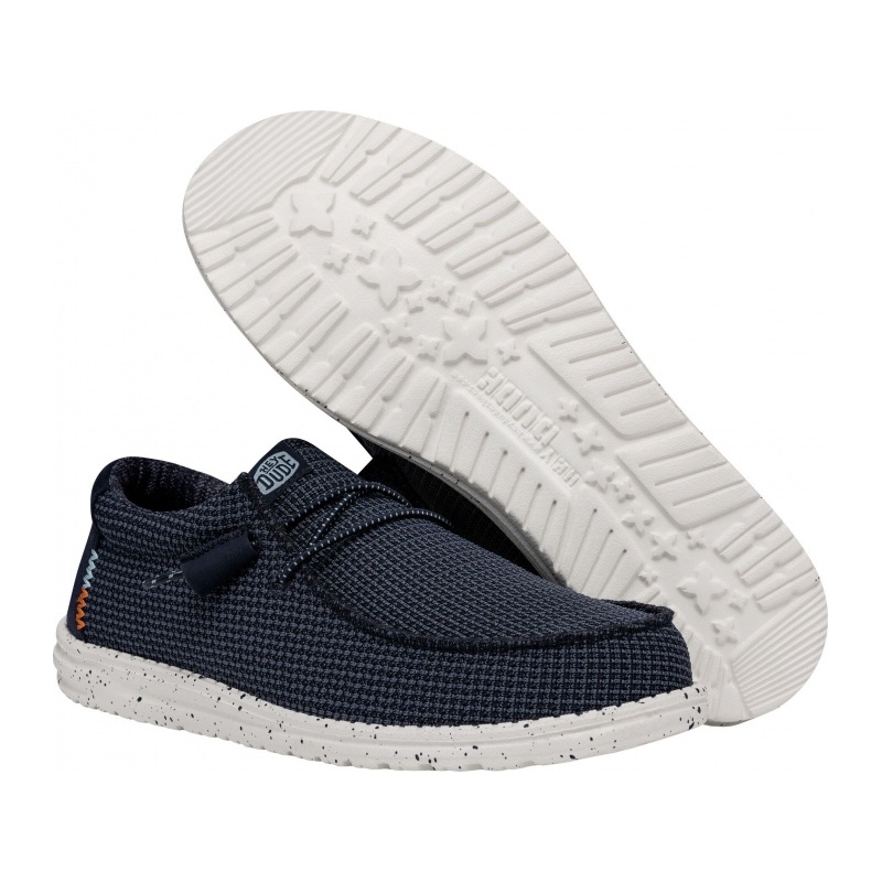 Hey Dude Wally Sport Mesh Navy