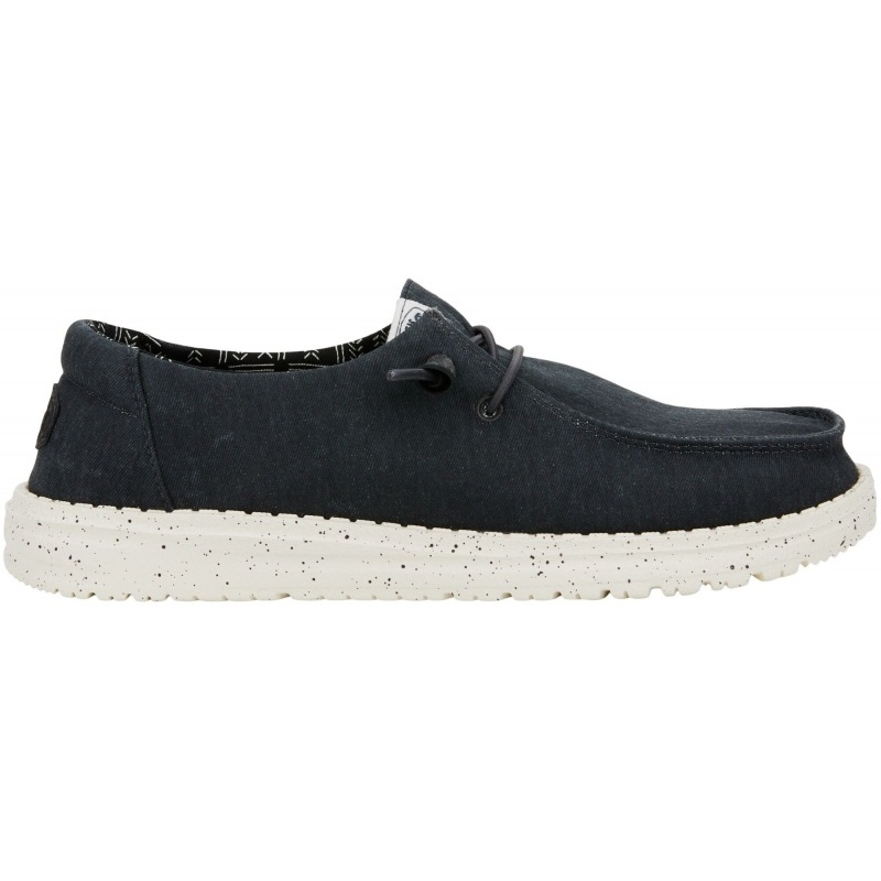 Hey Dude Wendy Stretch Canvas Black