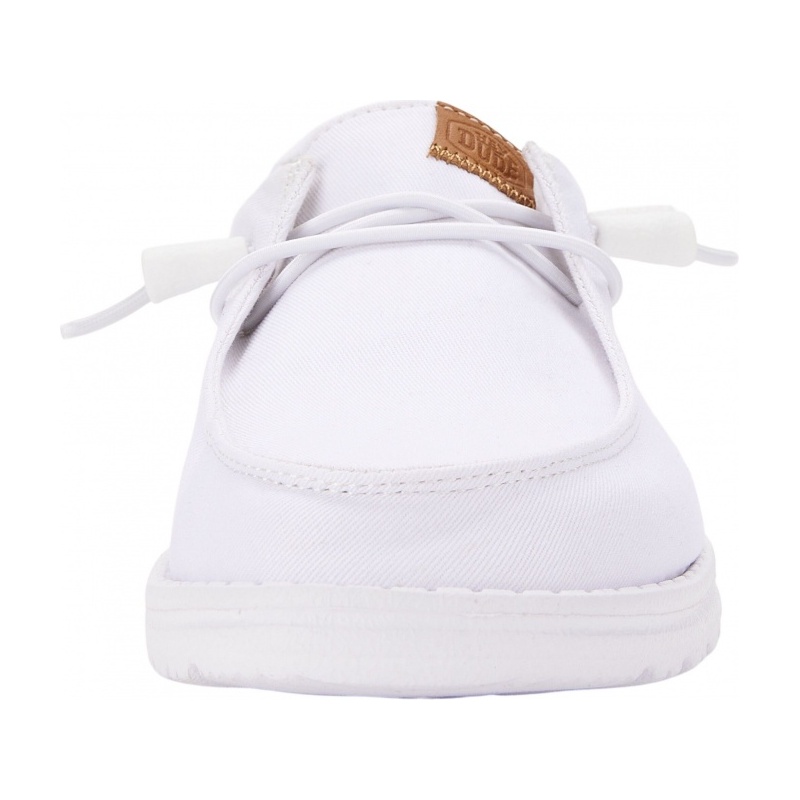 Hey Dude Wendy Stretch Canvas White