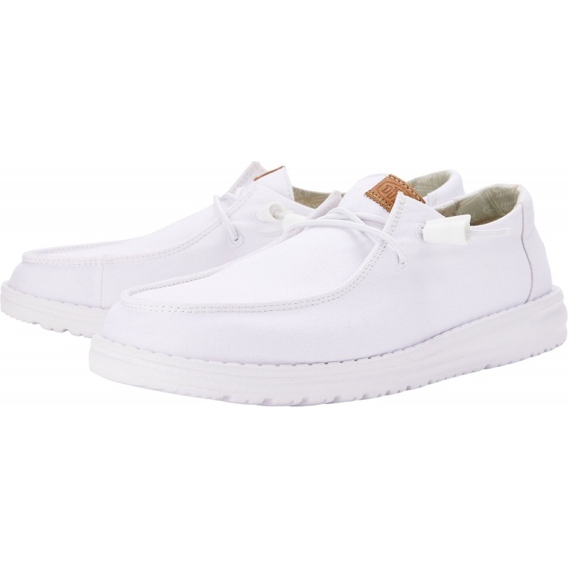 Hey Dude Wendy Stretch Canvas White