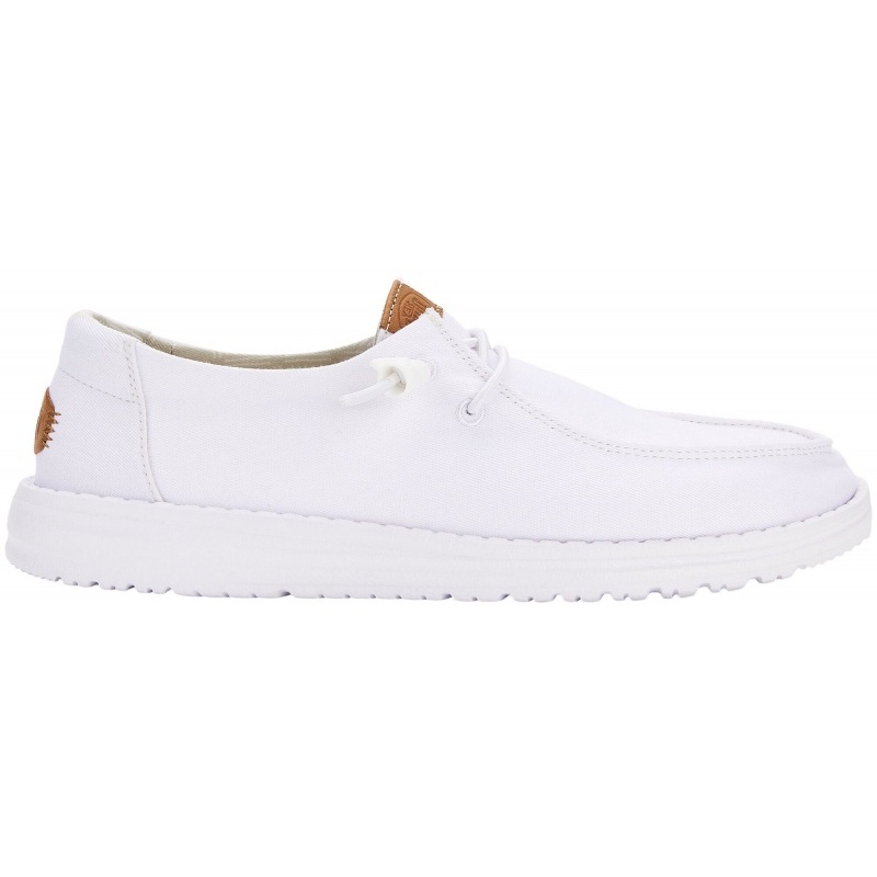 Hey Dude Wendy Stretch Canvas White