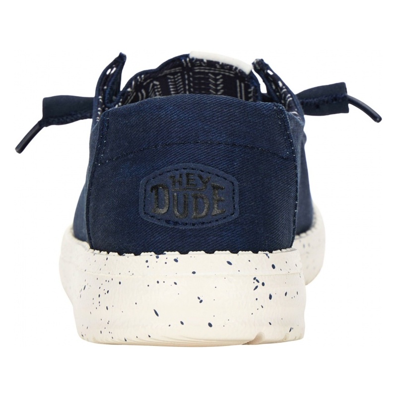 Hey Dude Wendy Stretch Canvas Navy