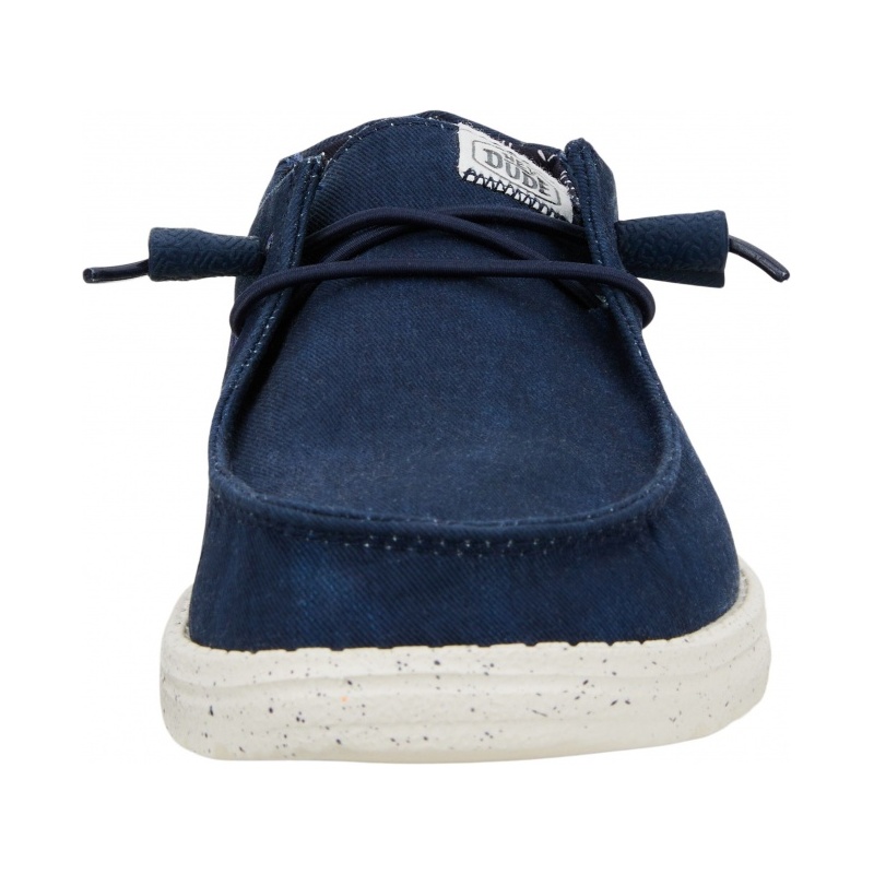 Hey Dude Wendy Stretch Canvas Navy