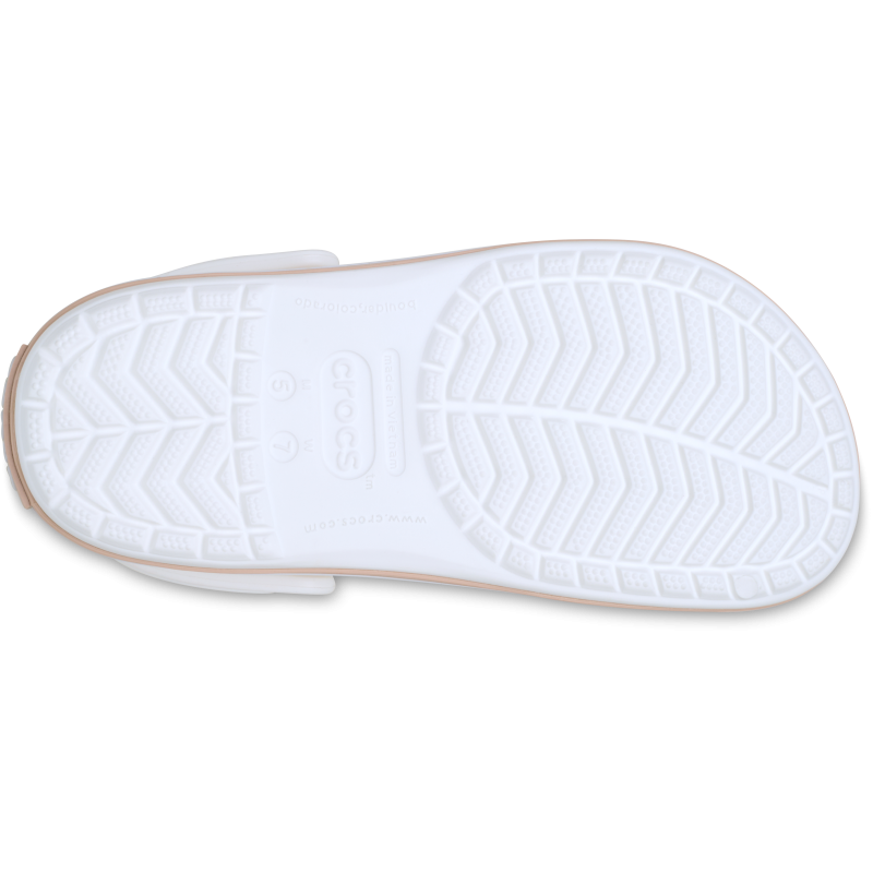 Crocs™ Crocband Clog White/Pink Caramel