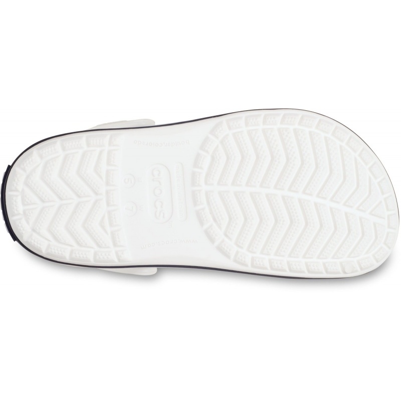 Crocs™ Crocband Clog White/White/Navy
