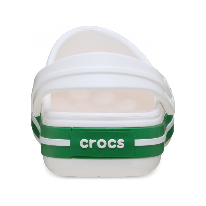 Crocs™ Crocband Clog T White/Green Ivy