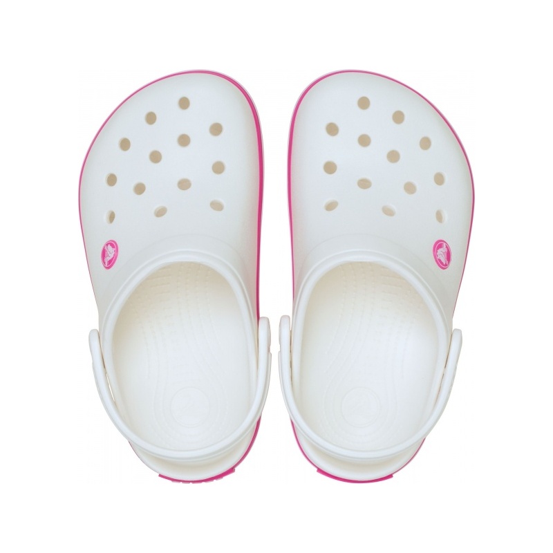 Crocs™ Crocband Clog K White/Pink Crush