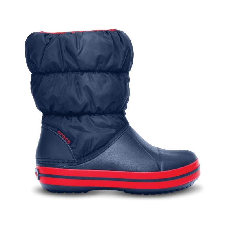 Crocs™ Winter Puff Boot T Navy/Red