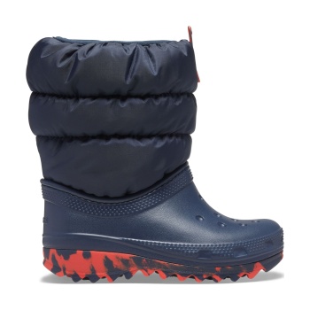 Crocs™ Classic Neo Puff Boot Kids Navy