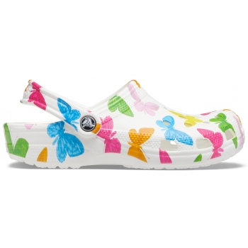 Classic Vacay Vibes Clog Butterfly/White