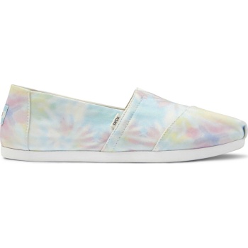 TOMS Tie Dye Jersey Women's Alpargata White Multi