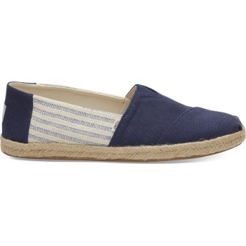 TOMS Canvas Ivy League on Rope Men's Alpargata Blue