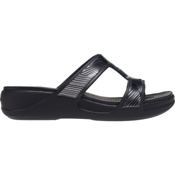 Crocs™ Monterey Metallic Wedge Sandal W Black