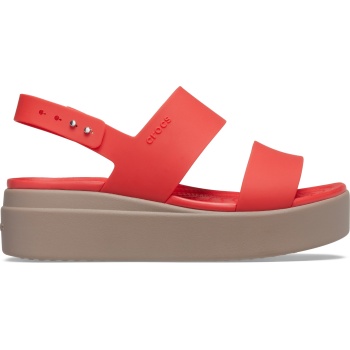 Crocs™ Brooklyn Low Wedge Flame/Mushroom