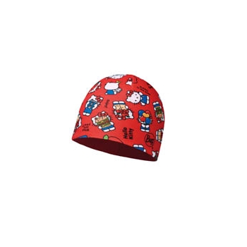 HELLO KITTY CHILD MICROFIBER POLAR HATBUFF® FOODIE RED-RED