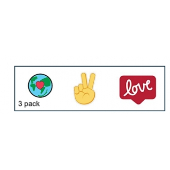PEACE AND LOVE 3-PACK