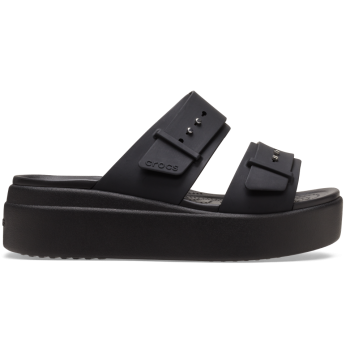Crocs™ Brooklyn Sandal Low Wedge W Black
