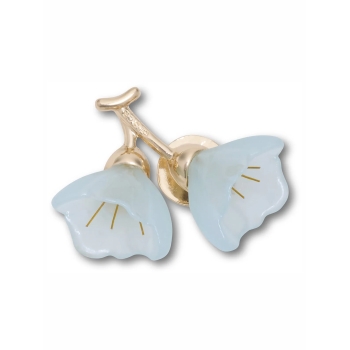 Crocs™ Jibbitz™ Blue And Gold Flower Blossom