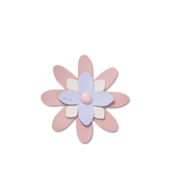 Crocs™ Jibbitz™ Faux Leather Pink Flower
