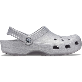 Crocs™ Classic Glitter Clog Silver