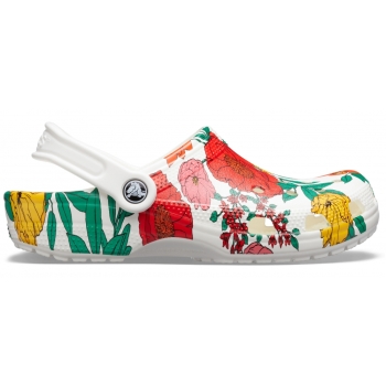 Classic Printed Floral Clog White/Floral
