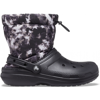 Classic Lined Neo Puff Tie Dye Boot Black