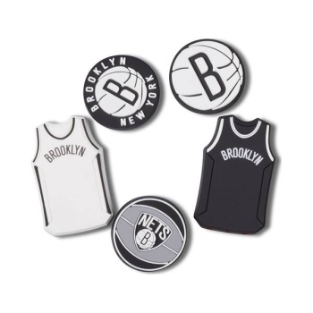 Crocs™ Jibbitz™ NBA Brooklyn Nets 5 Pack