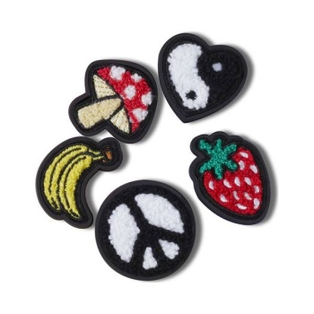 Crocs™ Jibbitz™ Peace And Love Tufted Patch 5 Pack