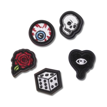 Crocs™ Jibbitz™ Letterman Varsity Patch 5 Pack