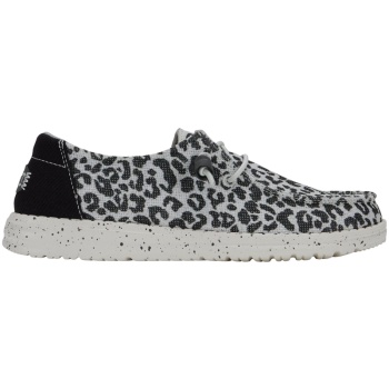 Hey Dude Wendy Leopard Black/Grey