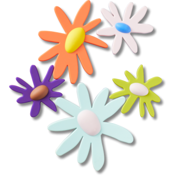 Crocs™ Jibbitz ™ Crafted Daisy 5 Pack