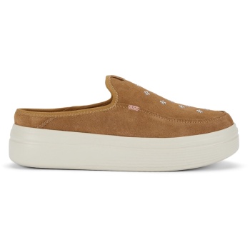 Hey Dude Austin Lift Suede Stud Cognac