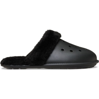 Crocs™ Classic Fuzz Scuff Black