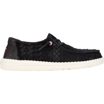 Hey Dude Wendy Crochet Lace Black